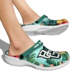 custom bowling green falcons tropical vibes clog best selling