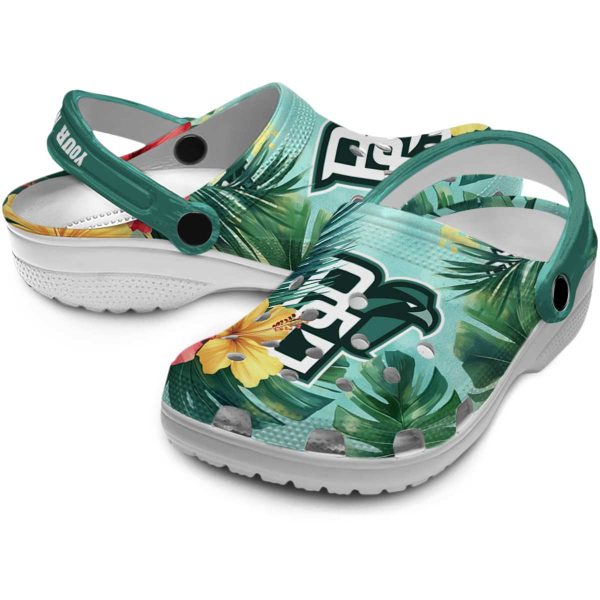 custom bowling green falcons tropical vibes clog high quality