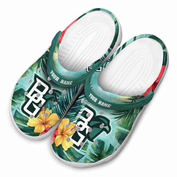 custom bowling green falcons tropical vibes clog latest model