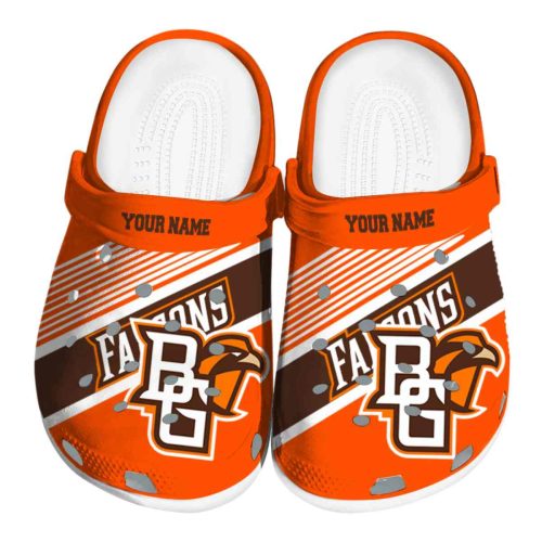 custom bowling green falcons vibrant dual tone clog best selling