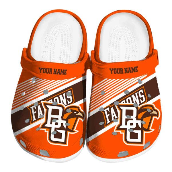 custom bowling green falcons vibrant dual tone clog best selling