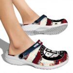 custom brooklyn nets patriotic stripes clog best selling