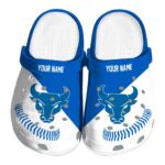 custom buffalo bulls baseball motif clog best selling