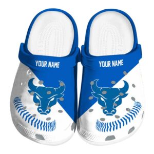 custom buffalo bulls baseball motif clog best selling