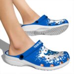 custom buffalo bulls splatter background clog best selling