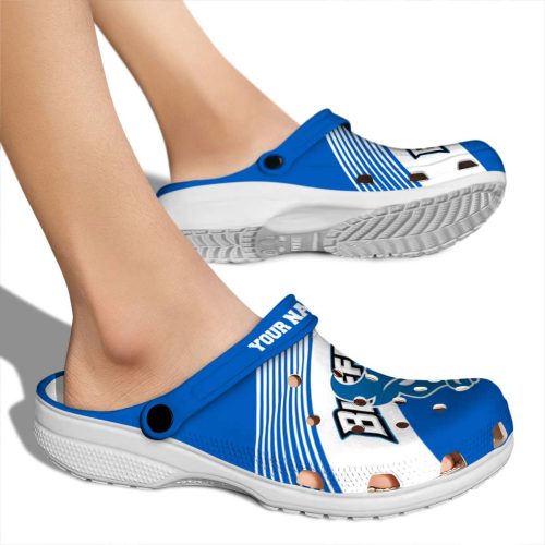 custom buffalo bulls vibrant dual tone clog fashion forward