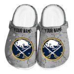 custom buffalo sabres cracked texture clog best selling