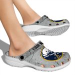 custom buffalo sabres cracked texture clog best selling