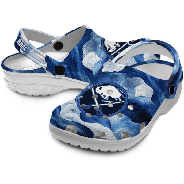 custom buffalo sabres ocean waves clog high quality