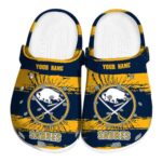 custom buffalo sabres paint splatter graphics clog best selling
