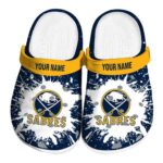 custom buffalo sabres splash art clog best selling
