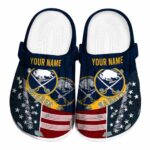 custom buffalo sabres star spangled side pattern clog best selling