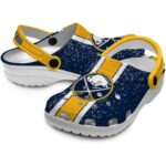 custom buffalo sabres vertical stripes clog best selling