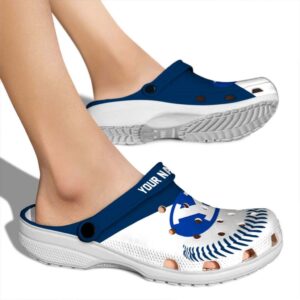 custom byu cougars baseball motif clog fashion forward