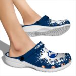 custom byu cougars splatter background clog best selling