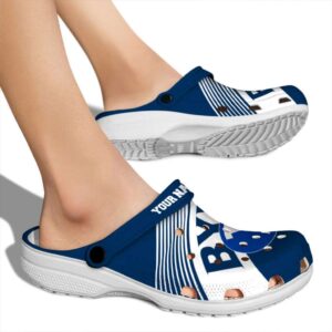 custom byu cougars vibrant dual tone clog fashion forward