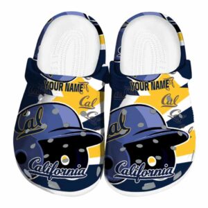 custom california golden bears baseball helmet clog best selling
