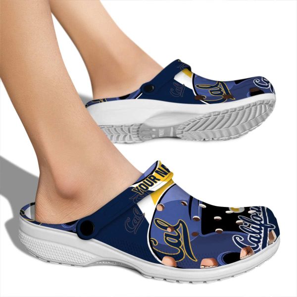 custom california golden bears baseball helmet clog fashion forward