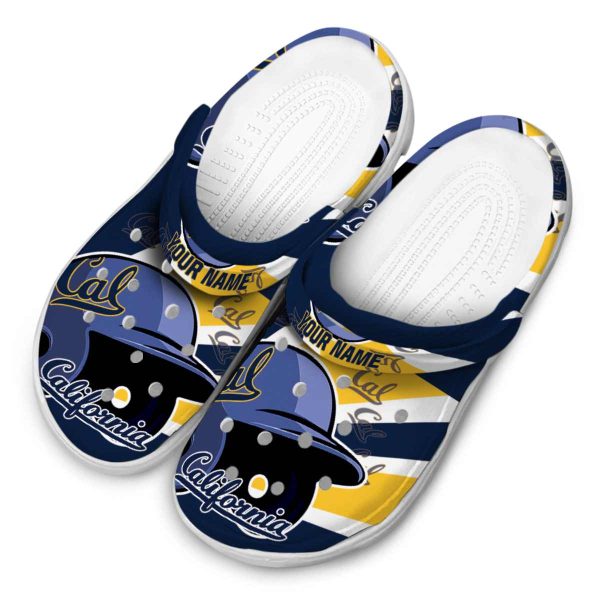 custom california golden bears baseball helmet clog latest model