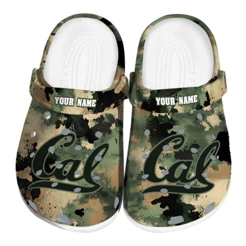 custom california golden bears camouflage craze clog best selling