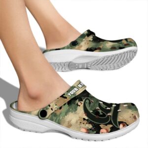 custom california golden bears camouflage craze clog fashion forward