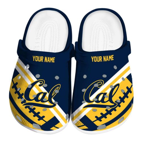 custom california golden bears football motif clog best selling