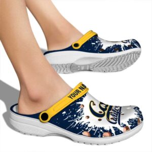 custom california golden bears splash art clog fashion forward