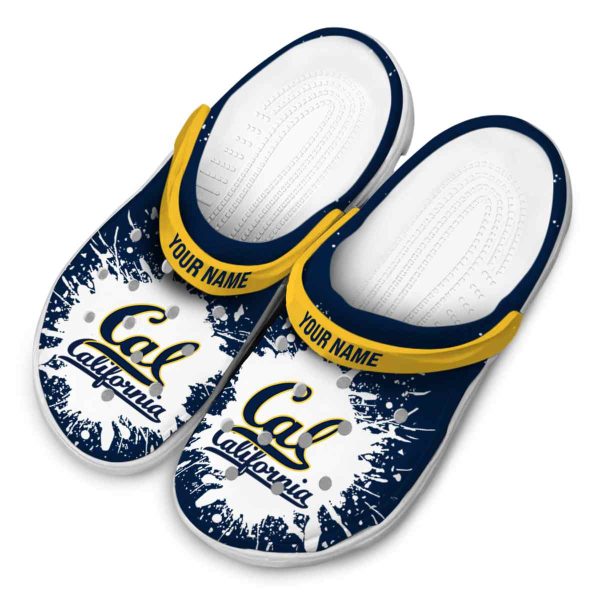 custom california golden bears splash art clog latest model