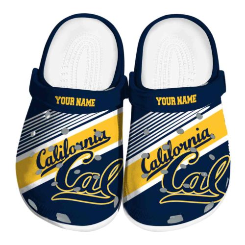 custom california golden bears vibrant dual tone clog best selling