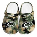 custom carolina hurricanes camouflage craze clog best selling
