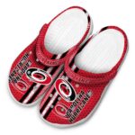 custom carolina hurricanes contrasting stripes clog best selling