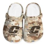 custom central michigan chippewas desert camo clog best selling
