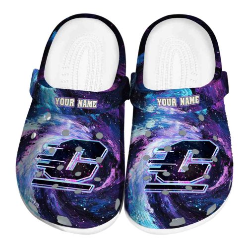 custom central michigan chippewas galaxy swirl clog best selling
