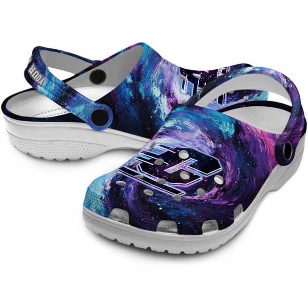 custom central michigan chippewas galaxy swirl clog high quality