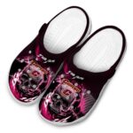 custom central michigan chippewas gothic skull clog best selling