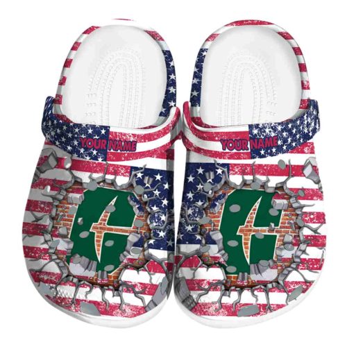 custom charlotte 49ers freedom splinter clog best selling