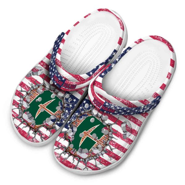 custom charlotte 49ers freedom splinter clog latest model
