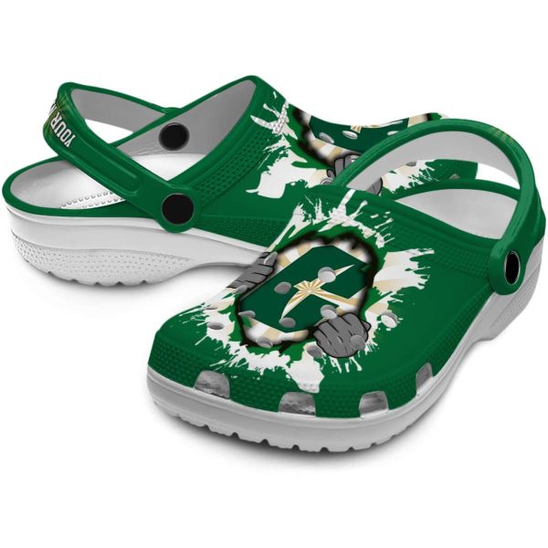 custom charlotte 49ers gripping hand clog high quality