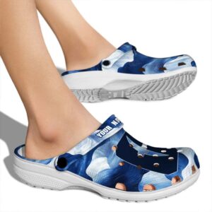 custom charlotte 49ers ocean waves clog fashion forward