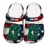 custom charlotte 49ers patriotic stripes clog best selling