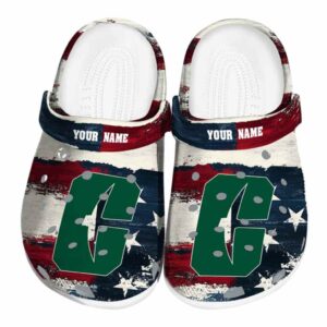 custom charlotte 49ers patriotic stripes clog best selling