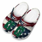 custom charlotte 49ers patriotic stripes clog best selling