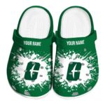 custom charlotte 49ers splatter background clog best selling