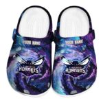 custom charlotte hornets galaxy swirl clog best selling