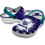 custom charlotte hornets splash art clog best selling
