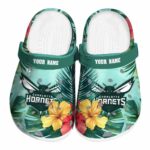 custom charlotte hornets tropical vibes clog best selling