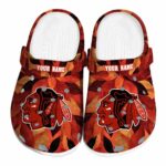 custom chicago blackhawks autumn leaves clog best selling