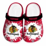 custom chicago blackhawks splash art clog best selling