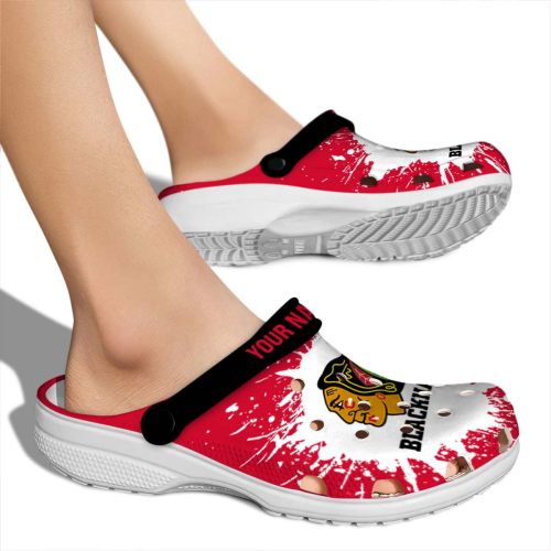 custom chicago blackhawks splash art clog fashion forward