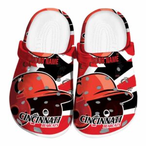 custom cincinnati bearcats baseball helmet clog best selling